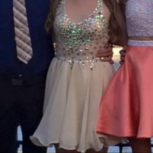 White homecoming dress